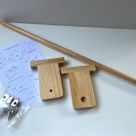 NEW Wooden Shatterproof Mirror & Barre for Babies Toddlers Playrooms Montessori - Picture 9 of 12